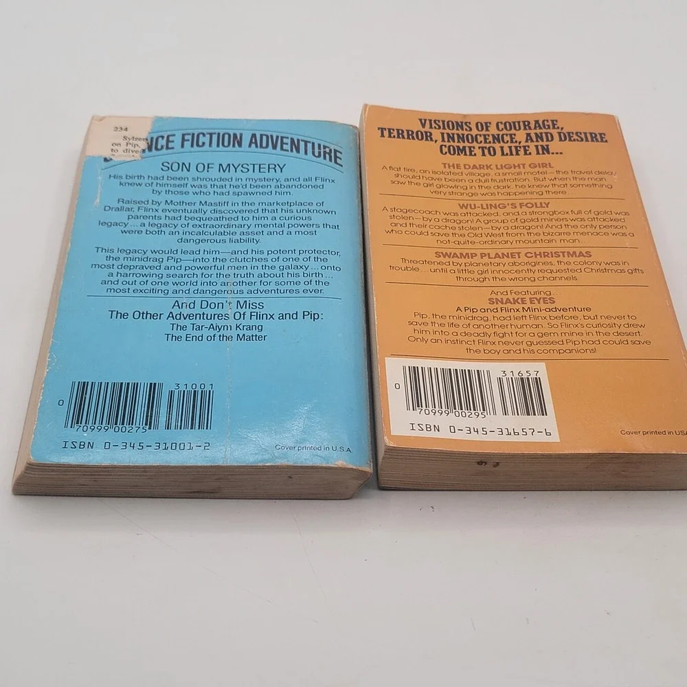 Alan Dean Foster Orphan Star Who Needs Enemies Paperback Set Vintage Sci-Fi Fair